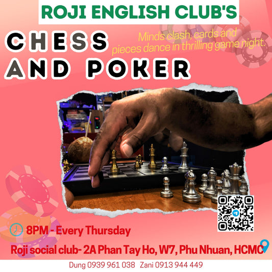 Thursdays: Chess ♟️ and Poker ♣️ club