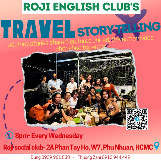 Wednesdays : English Club and Travel Storytelling ✈️