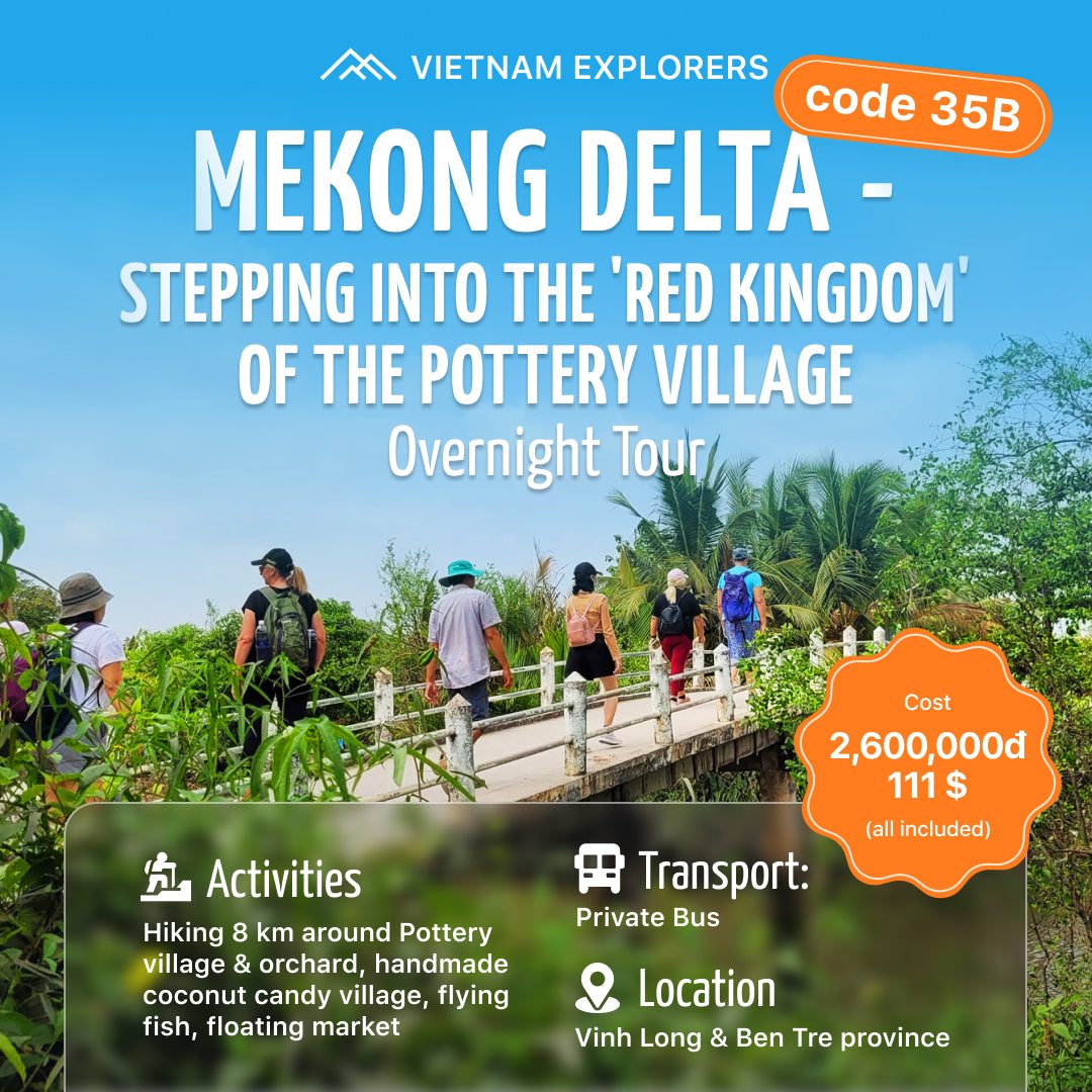 35B: (2 DAYS) Mekong Delta: Pottery Village, Floating Markets, Can Tho, Islands and Boat Tour!