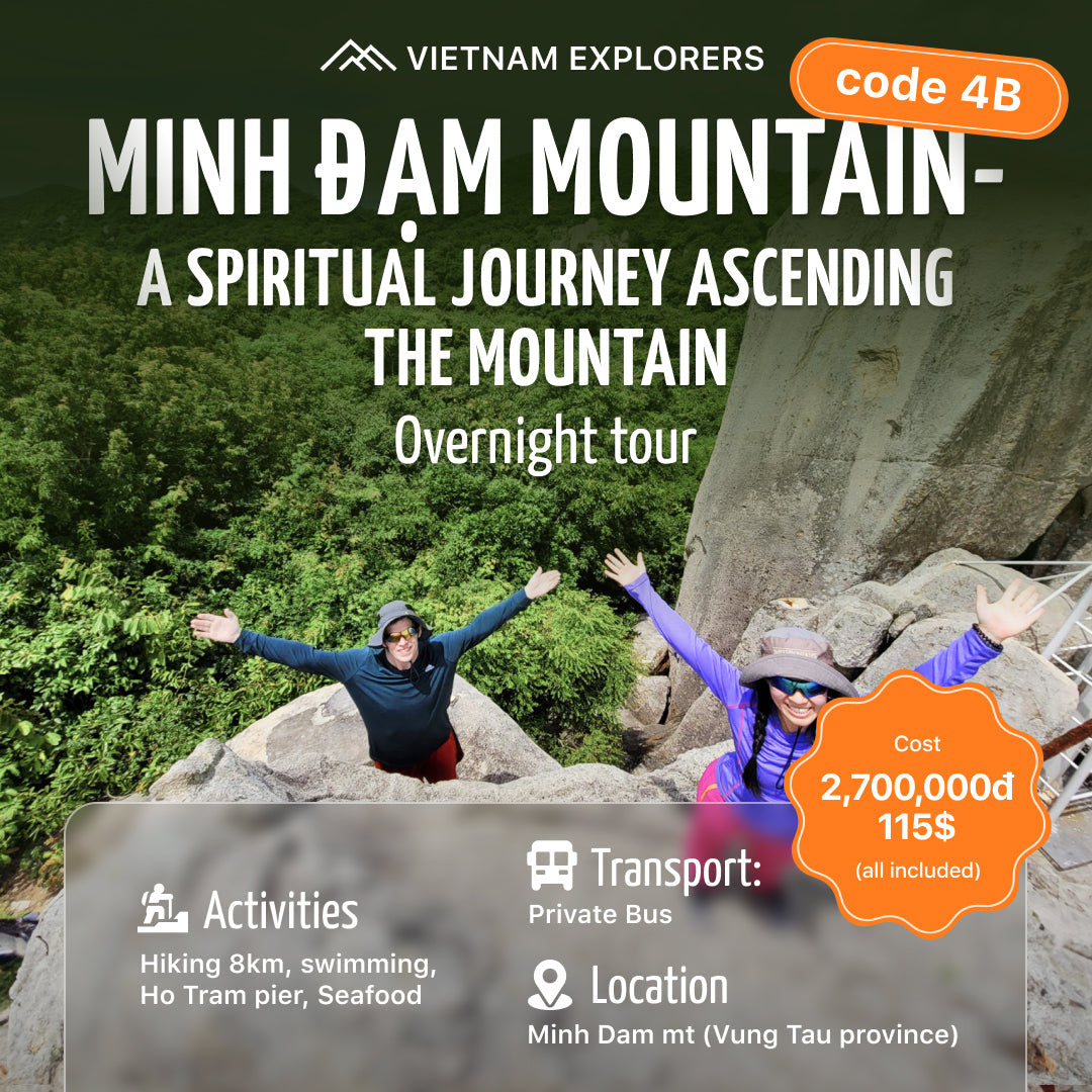 4B: (2 DAYS) Minh Đạm Mountain, Two Beaches and Phuoc Buu jungle