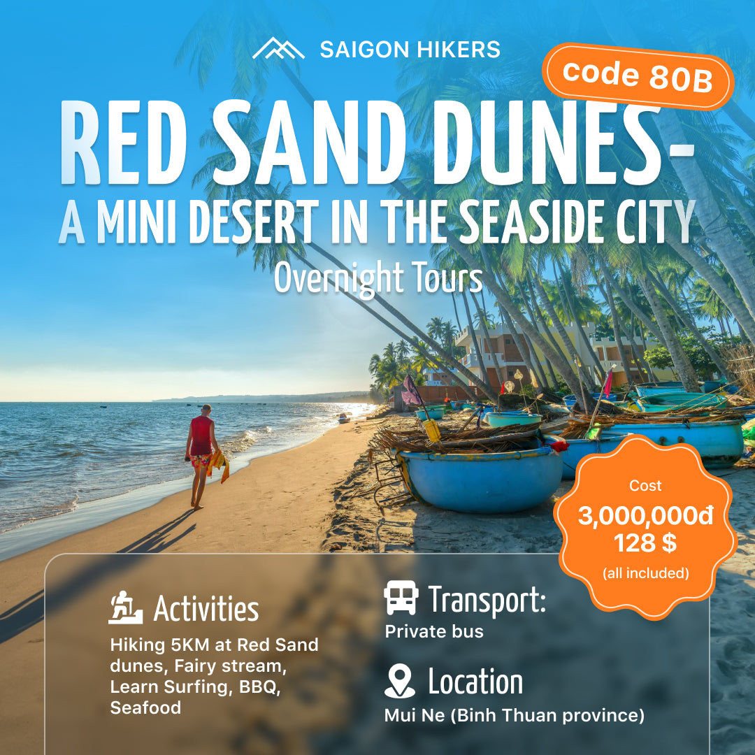 80B (2 DAYS): Red Sand Dunes, A Mini Desert In The Seaside City