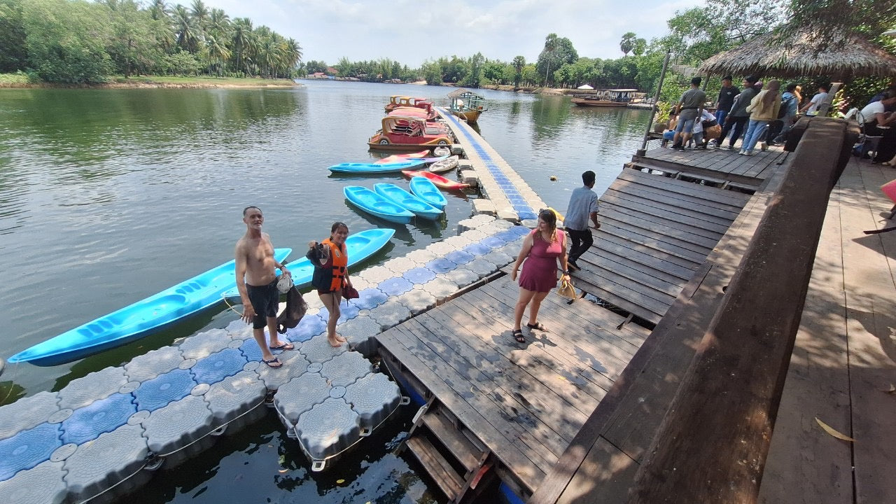 A1B : (visite de 2 jours), traditions khmères dévoilées : aventure Songkran à Kampot