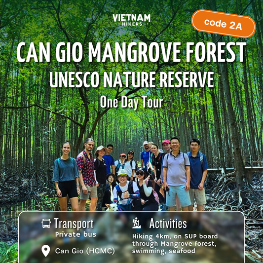 2A：徒步Can Gio红树林！ （联合国教科文组织自然保护区）