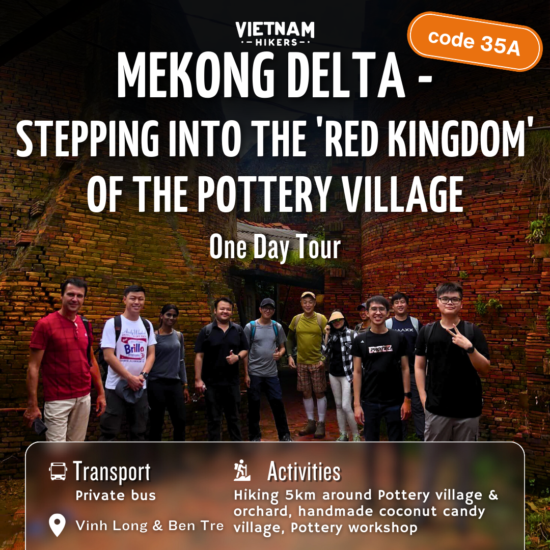 35A : Delta du Mékong : Entrez dans le « royaume rouge » du village de poterie