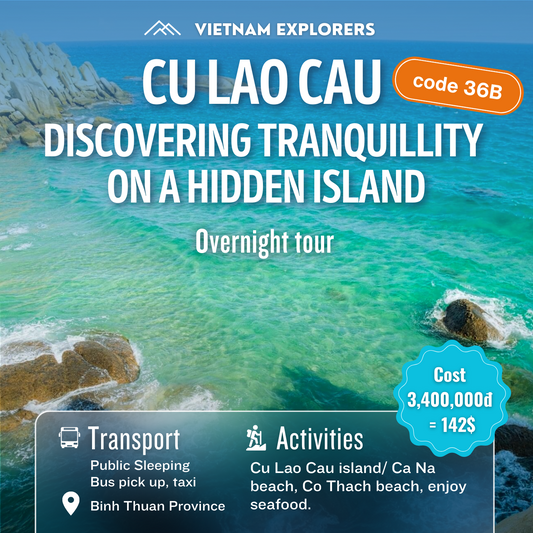 36B : (2 JOURS) Cu Lao Cau Serenity : à la découverte de la tranquillité sur une île cachée