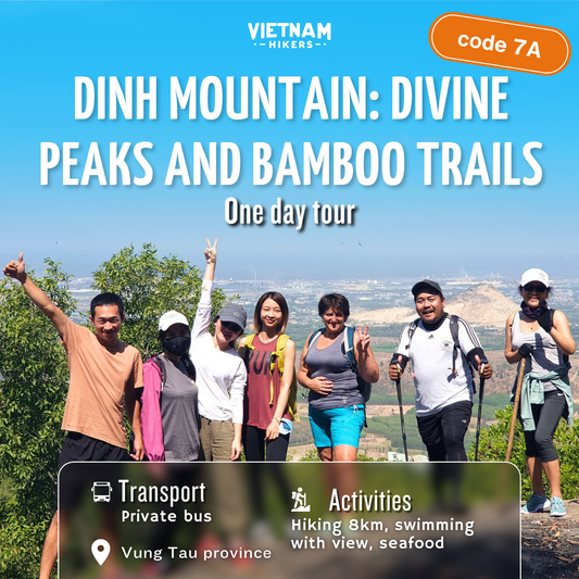 7A: Montaña Dinh: picos divinos y senderos de bambú