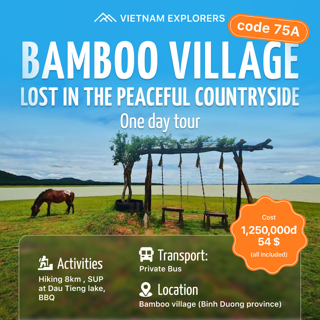 75A : Village de bambous : perdu dans la campagne paisible
