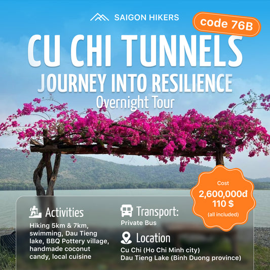76B : (2 jours) Tunnels de Cu Chi, delta du Mékong, excursion en bateau, village de poterie en brique rouge