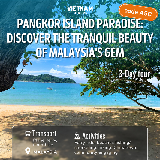 A5C: (3일) 팡코르 섬 파라다이스: 말레이시아 보석의 고요한 아름다움을 발견해보세요