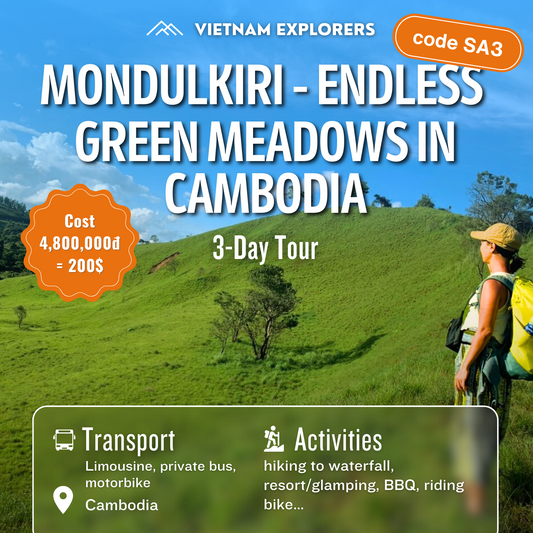 A3C (3 DAYS): Mondulkiri, Endless Green Meadows in Cambodia