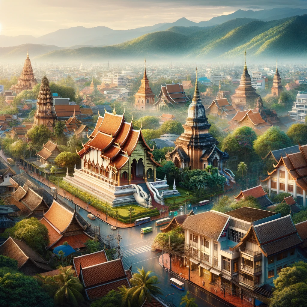 A4C : (3 jours) Patrimoine et hauteurs de Chiang Mai : visite de la vieille ville et du parc Doi Inthanon