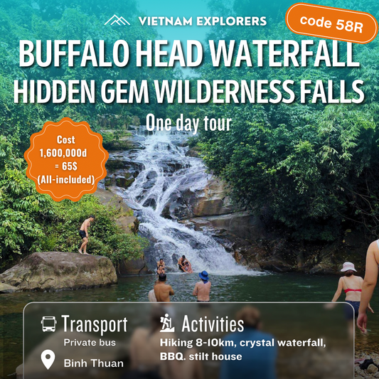 58R: (Tour privado de día completo) Cascadas Buffalo Head, la joya escondida en el bosque profundo